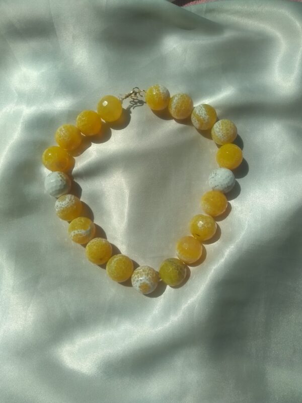 large agate bead necklace