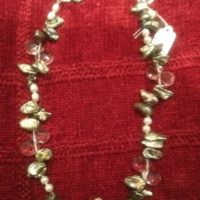 Pearls, blistered pearls, glass necklace
