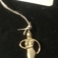Scabbard pendant in sterling silver
