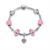 Sterling Silver Love in Pink Bracelet