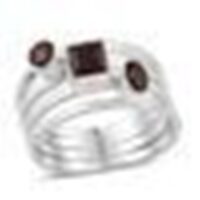 Mozambique Garnet Ring in Sterling Silver 1.780 Ct. Silver wt 5.51 Gms.